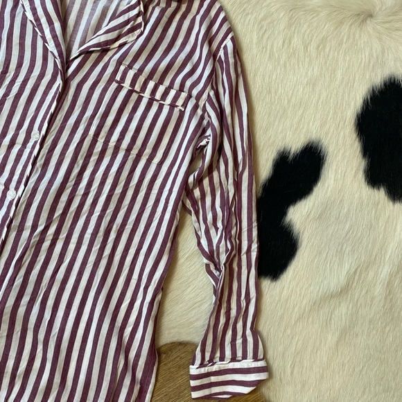 Rails Acadia Striped oversized Sleep Shirt - Picture 6 of 11